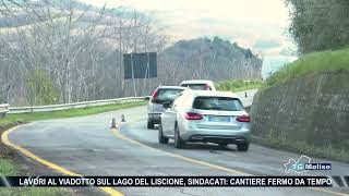 Lavori al viadotto sul lago del Liscione sindacati cantiere fermo da tempo [upl. by Aninahs]