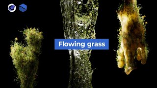 Cinema 4d Tutorial — Flowing grass [upl. by Merralee]