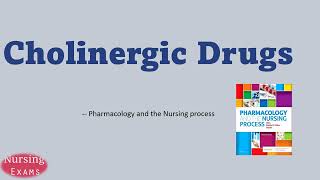 Cholinergic Drugs  Pharmacology and the Nursing Process  Nursing school  Study Guide [upl. by Attenehs]