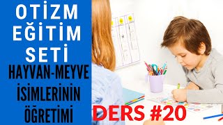 Ders 20 HayvanMeyve İsimlerinin Öğretimi OTİZM VİDEO EĞİTİM SETİ [upl. by Tengdin]