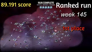 Slipways v 13  Ranked run week 145  89191 score finished 1st [upl. by Milurd]