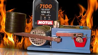 Motul 7100 4T 10W40 Ester Engine Oil Test 100°C Piotr Tester [upl. by Ayek]