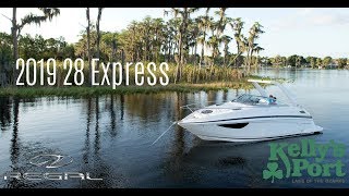 2019 Regal 28 Express at Kellys Port wwwKellysPortcom [upl. by Dadinirt]