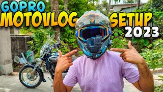 Gopro MotoVlog Setup Guide 2023 Bengali  Best Motovlogging Helmet Setup with Mic  Sony ECMLV1 Mic [upl. by Tseng908]