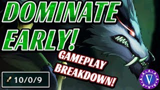 How To Be An Oppressive Early Game Jungler Ft Warwick Gameplay Breakdown [upl. by Dualc]