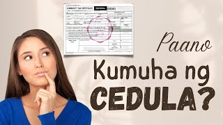 Paano Kumuha ng Cedula [upl. by Malissa]