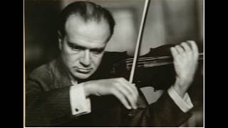 Bronislaw Huberman  Bach  Violin Concerto No1 amoll 1934 再復刻 [upl. by Olimac]