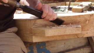 Shipwrights Workshop  Timber Framing Courses July 2014 [upl. by Ontine]