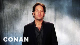 Anne Hathaway amp Paul Rudd Audition For Jersey Shore  CONAN on TBS [upl. by Leoy]