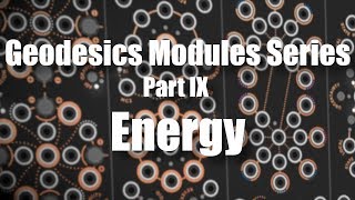 Geodesics Modules Series Part 9  Energy [upl. by Clair302]