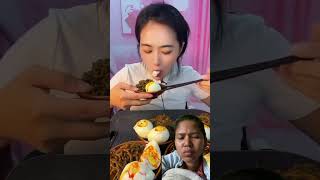 mukbang food eating egg noodles 먹방 eatshow eatingvideos eatsounds [upl. by Ellerrehs]