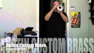 Eastman 520 GS quick play test at Austin Custom Brass [upl. by Aliahs717]