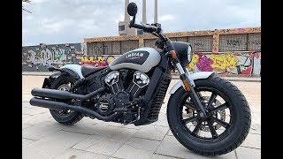 Motosx1000 Test Indian Scout Bobber [upl. by Cheshire816]