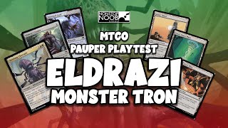 MTGO PAUPER PLAYTEST ELDRAZI TRON [upl. by Jopa]