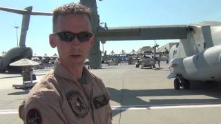 MV22 Osprey crew interview cocpit overview and cabin tour HDmov [upl. by Eilhsa474]