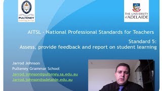 AITSL NPST Standard 5  Assess and report on learning [upl. by Ecille285]