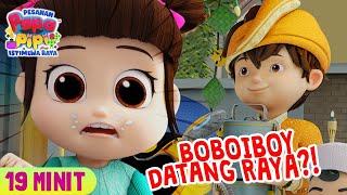 BoBoiBoy Ke Rumah Pipi  Kompilasi  19 Minit  PapaPipi [upl. by Karol]