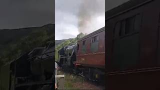 45407 at Muidhe on the Jacobite train railway steamtrain railroad harrypotter steam trains [upl. by Barbaraanne495]