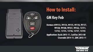 GM key fob programming by Dorman Products [upl. by Alyssa]