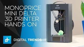 Monoprice Mini Delta V2 3D Printer Unboxing  Setup amp Print [upl. by Magen]