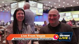 Day 1 Conclusion  Live from the National Horseplayers Championship in Las Vegas [upl. by Ecinnaj]