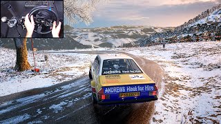 Ford Escort MK2  EA Sports WRC  Steering Wheel Gameplay [upl. by Lalita131]