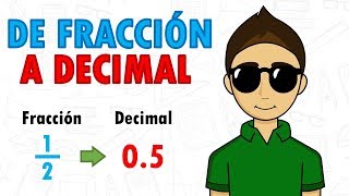 Convertir una fracción mixta a número decimal [upl. by Amoeji369]