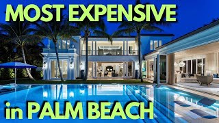 TOP 7 Mansions in Listed in Palm Beach Florida Most Expensive Luxury Homes [upl. by Yelda450]