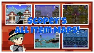 Scopey Mopey’s Terraria 13 All Item Maps  iOSAndroid Download [upl. by Rahel977]