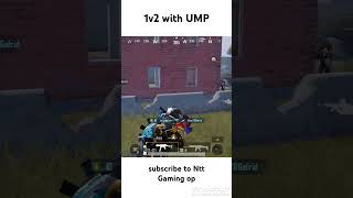 1v2 with UMP😶 bgmi pubg shorts short [upl. by Anitserp526]