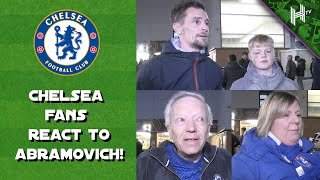 “Gutted devastated this will be my last game”  Chelsea fans upset at Abramovich sanctions [upl. by Melva49]