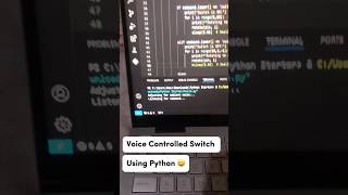 Voice Controlled Light Switch Using Python amp Arduino Uno [upl. by Anastos]