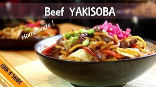 Homemade Beef Yakisoba in 30 Minutes [upl. by Seidler]