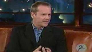 Kiefer Sutherland on Craig Ferguson Part 1 [upl. by Primalia881]