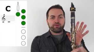 Clarinet  The 5Note Scale C D E F G [upl. by Ynaffital]