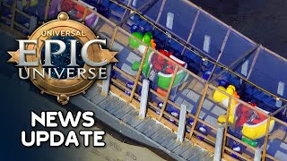 Universal Epic Universe News Mega Update — YOSHI VEHICLES REVEALED MONSTERS VILLAGE amp CONSTRUCTION [upl. by Plossl]