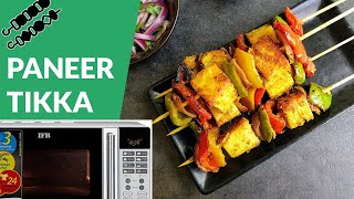 Paneer Tikka recipe in IFB Microwave Oven पनीर टिक्का को माइक्रोवेव ओवन मै कैसे बनाये [upl. by Ruford]