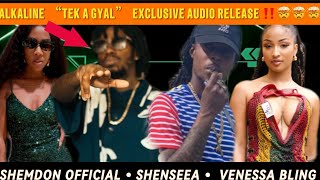 ALKALINE “TEK A GYAL” AUDIO OUT NOW‼️• SHEMDON OFFICIAL • SHENSEEA • VENESSA BLING  RAJAH WILD [upl. by Natanoj]