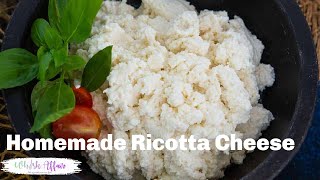 Homemade Ricotta Cheese Rich amp Creamy Cheese [upl. by Koehler]