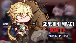 💛✨ Fontaine React to Aether switching elements 43  Gacha Club  Genshin Impact [upl. by Haseefan]