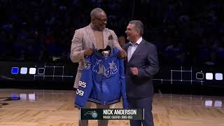 Nick Anderson Tribute Video amp On Court Recognition  Orlando Magic Legends [upl. by Otsuj74]