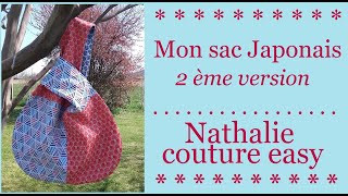 DIY Knot Bag sac dinspiration japonaise avec broderie  tuto couture par Alice Gerfault [upl. by Yelyab700]