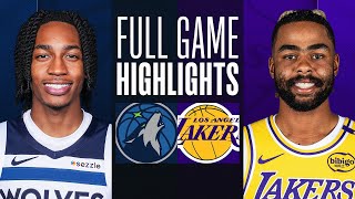 TIMBERWOLVES at LAKERS  NBA PRESEASON FULL GAME HIGHLIGHTS  October 4 2024 [upl. by Aenet]