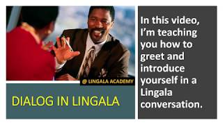 DIALOG IN LINGALA Where are you from [upl. by Moht779]