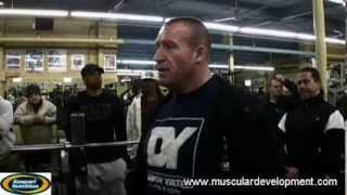 Dorian Yates Chest Exercises [upl. by Kcerred]