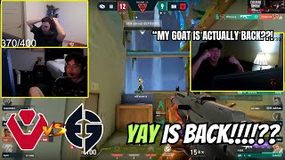 Shanks Crashies and Marved react to YAYs debut in EG [upl. by Marjana]