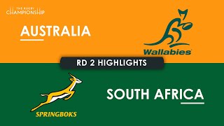 HIGHLIGHTS  AUSTRALIA v SOUTH AFRICA  The Rugby Championship 2024 [upl. by Ahsata]