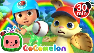 Take Me Out to the Ball Game Song with JJ  CoComelon Nursery Rhymes amp Kids Songs [upl. by Siroval]