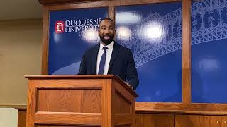 Duquesne Basketball HC Dru Joyce III Introductory Press Conference [upl. by Ynar726]