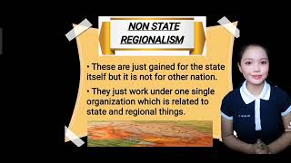 NON STATE REGIONALISM [upl. by Vladimar]